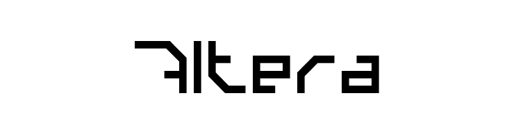 Altera Шрифта