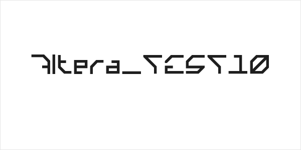 Altera_TEST10 Logo