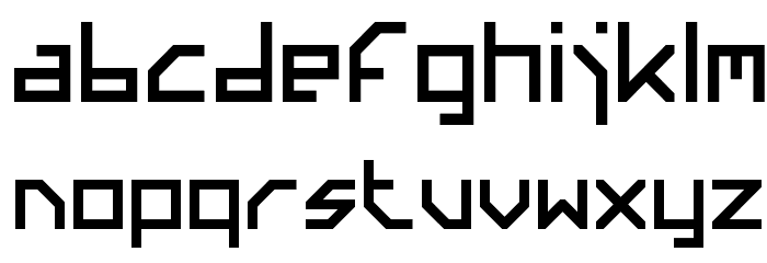 Altera Font LOWERCASE