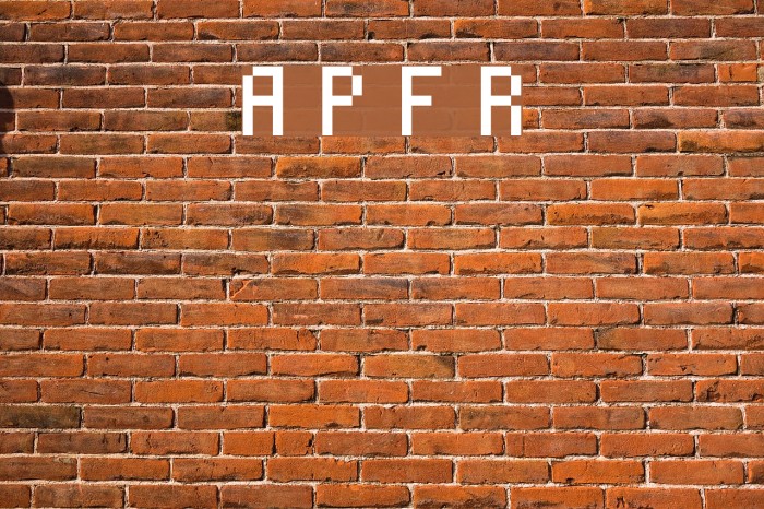 Alterebro Pixel Font Regular Fonte examples
