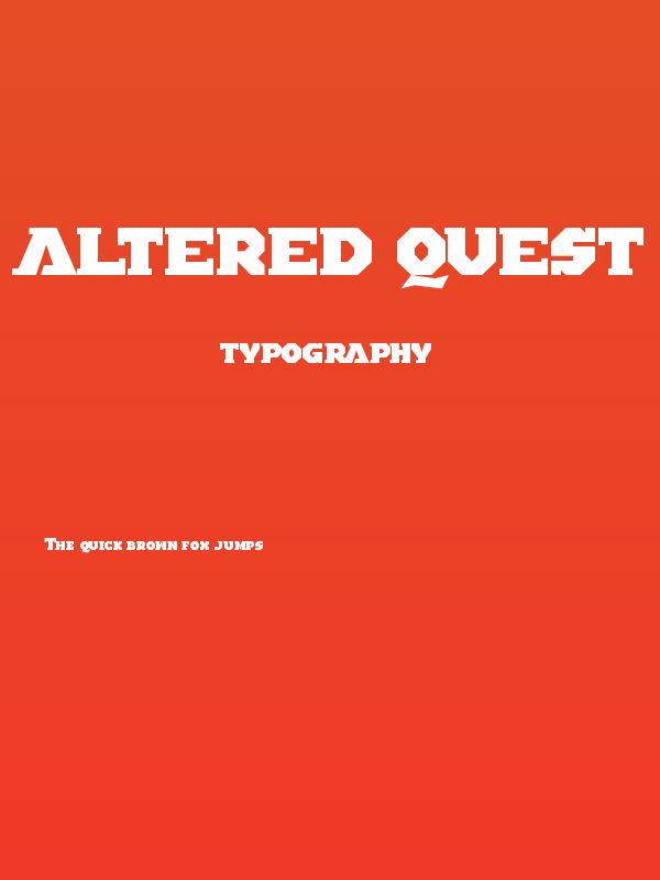 Altered Quest Poster
