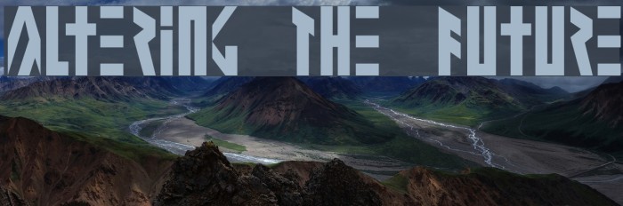 Altering The Future Font examples