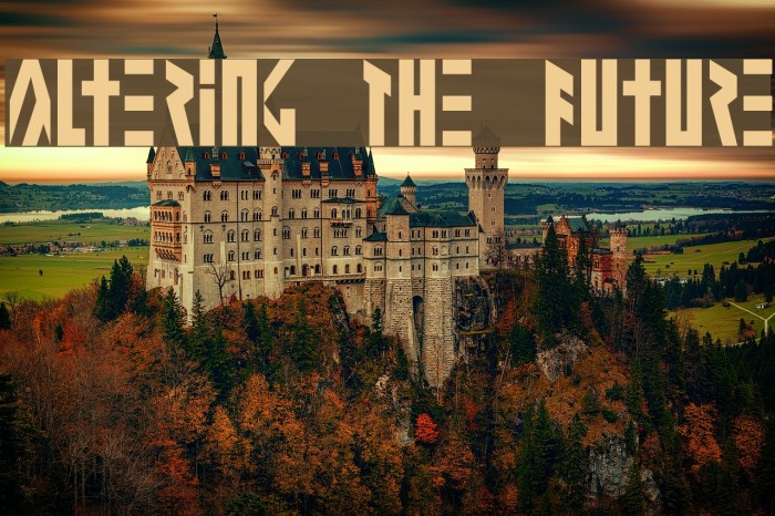 Altering The Future Font examples