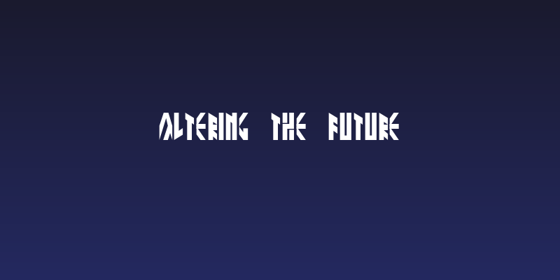 Altering The Future Social Header