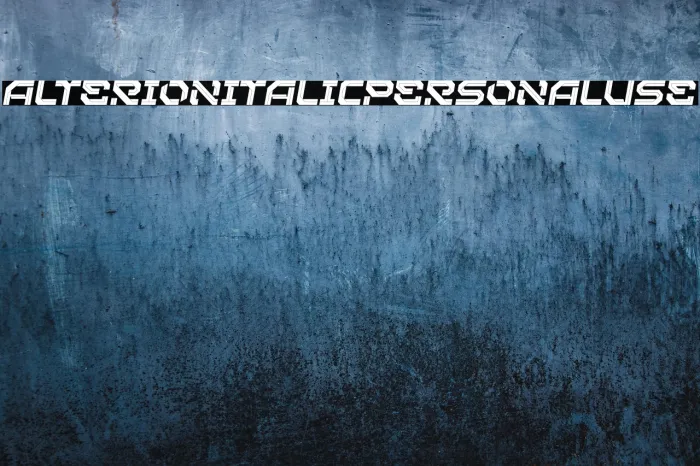 Alterion Italic Personal Use Example 3