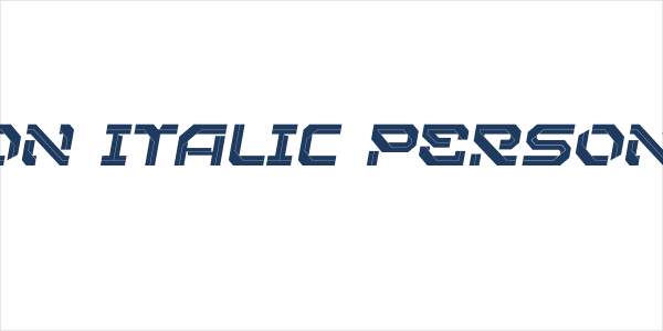 Alterion Italic Personal Use Logo