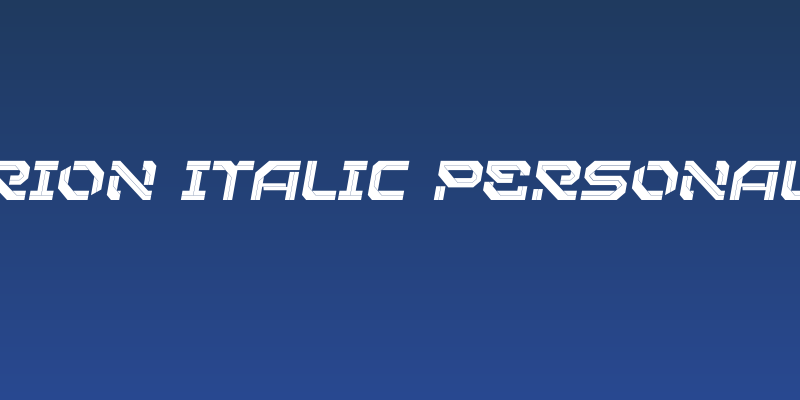 Alterion Italic Personal Use Social Header