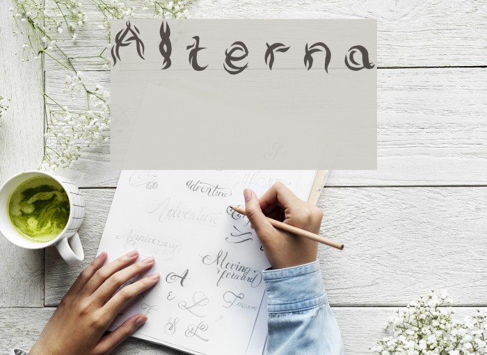 Alterna Font examples