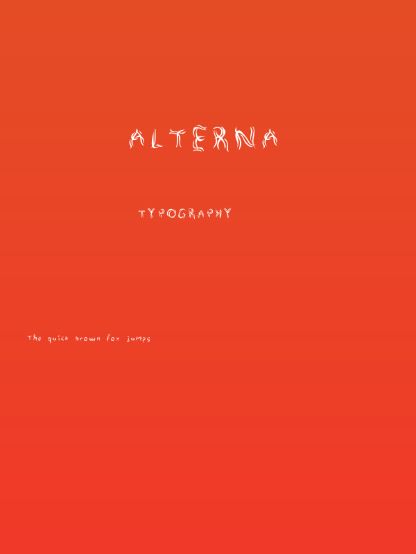 Alterna Poster