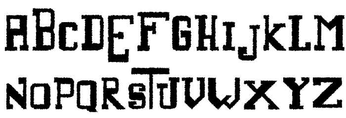 Alternate Font LOWERCASE