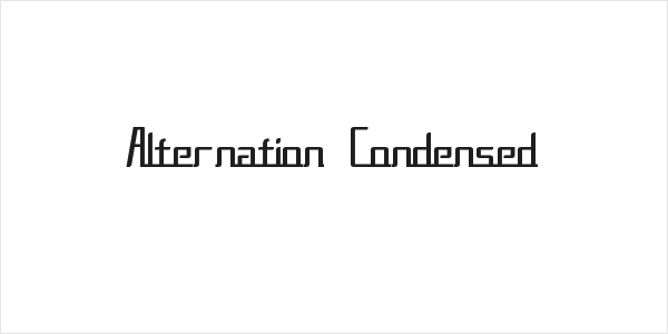 Alternation Condensed Logo