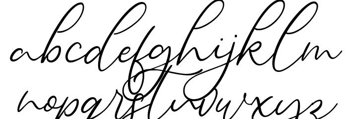 Alternation FREE Font LOWERCASE
