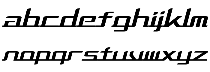 Alternation Italic Font LOWERCASE