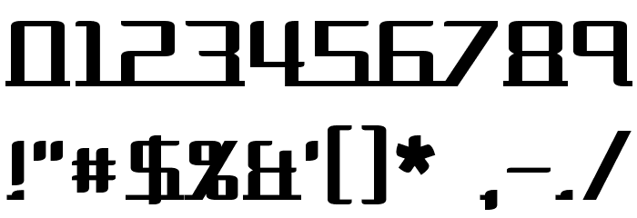 Alternation Font OTHER CHARS
