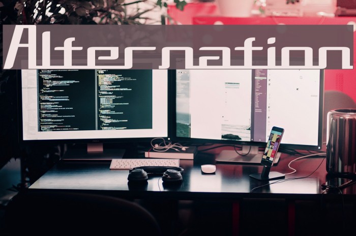 Alternation Font examples