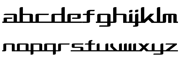 Alternation Font LOWERCASE