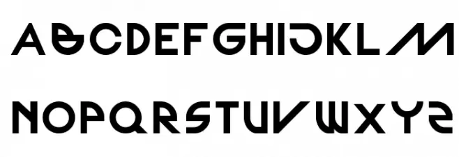 Alternative Шрифта ВЕРХНИЙ