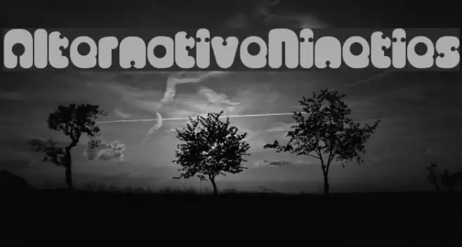 AlternativeNineties Font examples