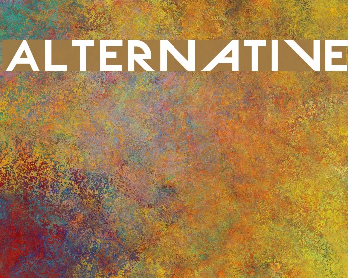 Alternative Font examples
