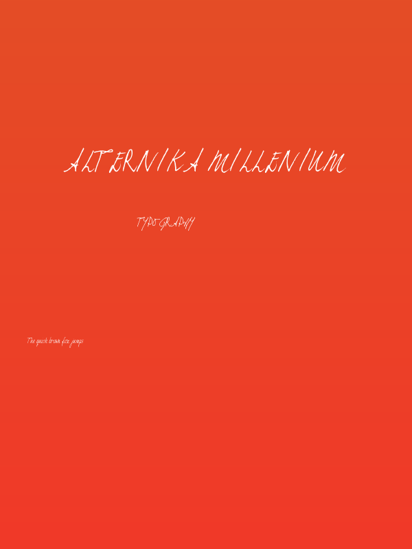 Alternika Millenium Poster