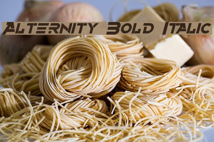 Alternity Bold Italic Font examples
