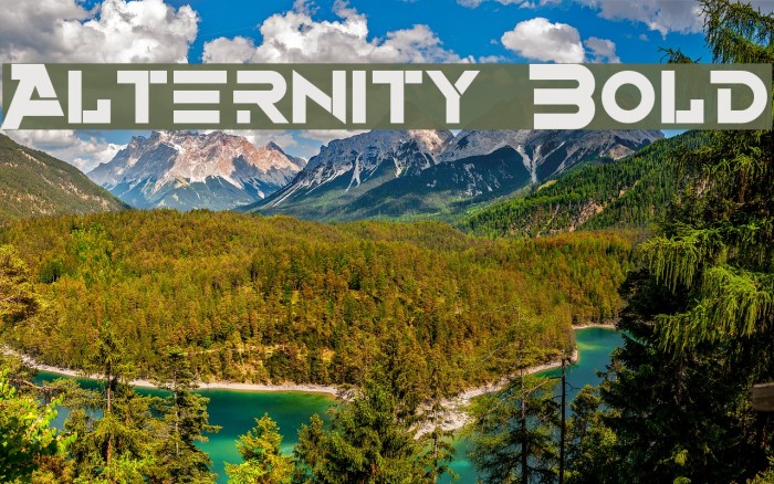 Alternity Bold Font examples