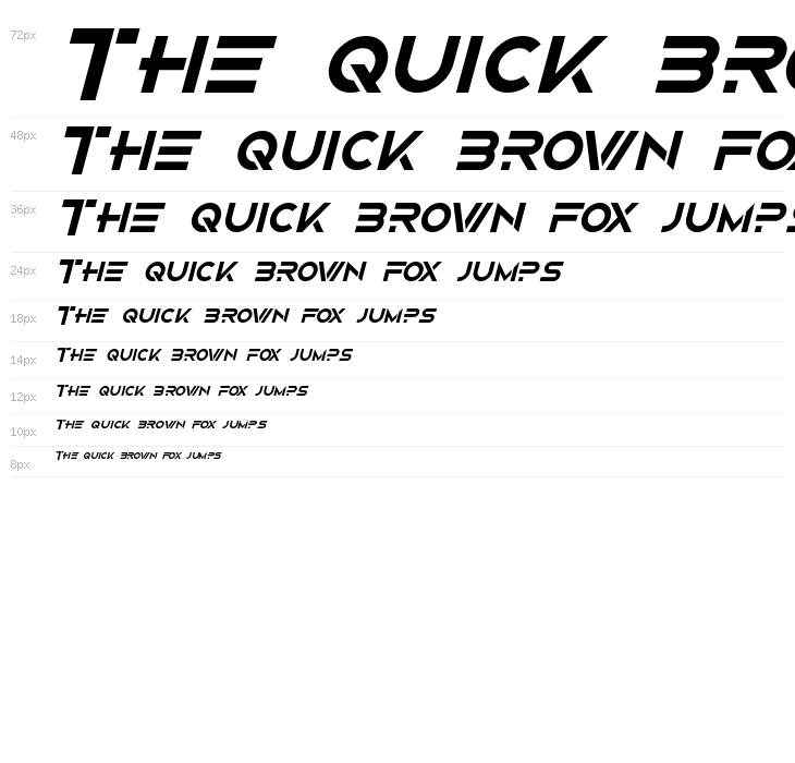 Alternity Italic Waterfall