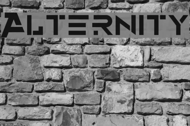 Alternity Font examples