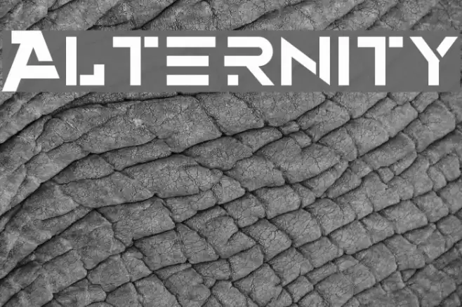 Alternity Font examples