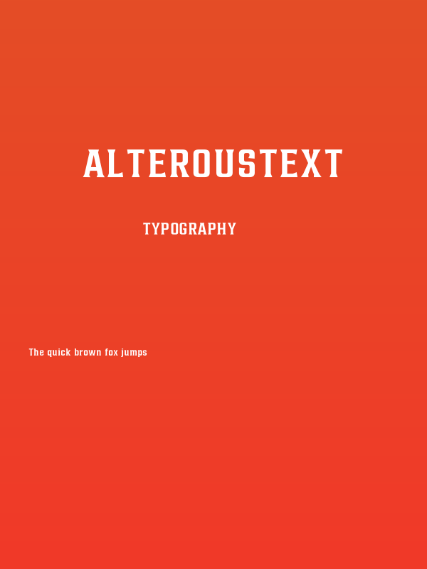 AlterousText Poster