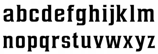 AlterousText Font LOWERCASE
