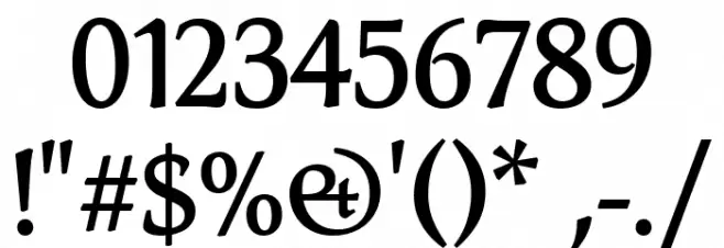 Althea Bold Font OTHER CHARS