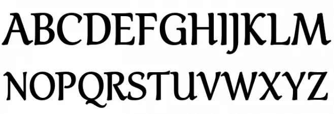 Althea Bold フォント 大文字