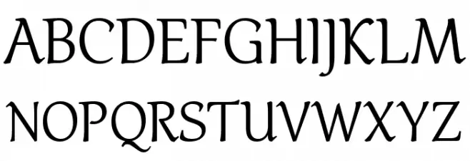 Althea Regular Schriftart Groß