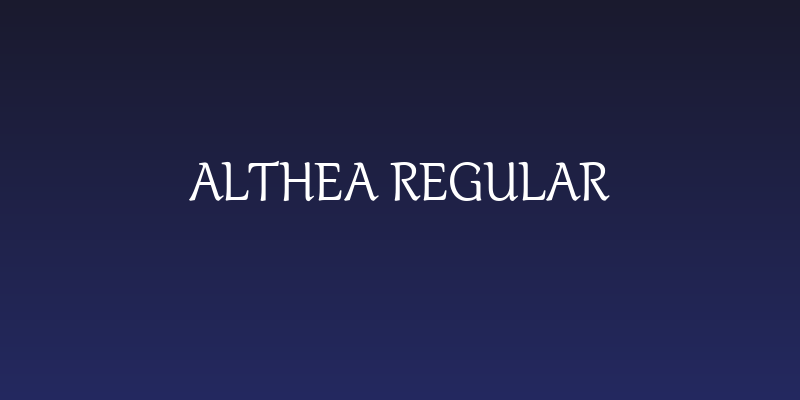 Althea Regular Social Header