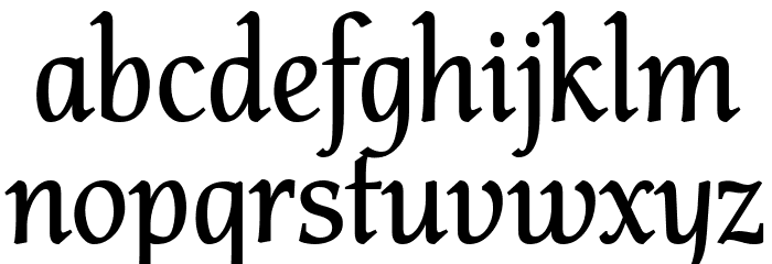 Althea SemiBold Font LOWERCASE