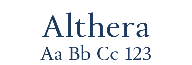 Althera Font Preview