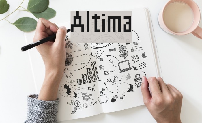 Altima Font examples