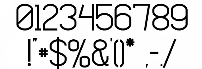 Alto Voltaje Font OTHER CHARS