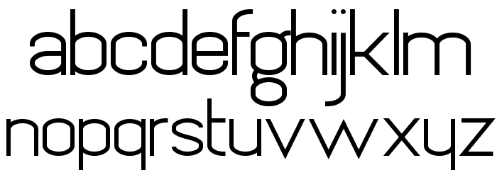 Alto Voltaje Font LOWERCASE
