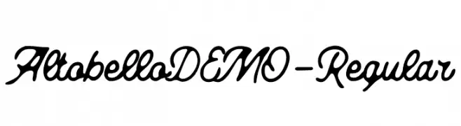 AltobelloDEMO-Regular  baixar fontes gratis