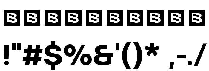 Altone Trial Bold Font OTHER CHARS