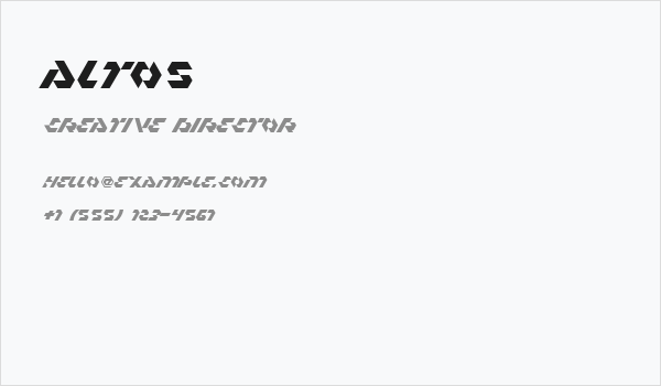 Altos Business Card