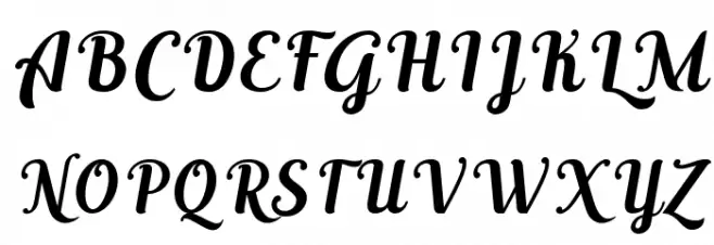 Altoys just personal only Italic フォント 大文字