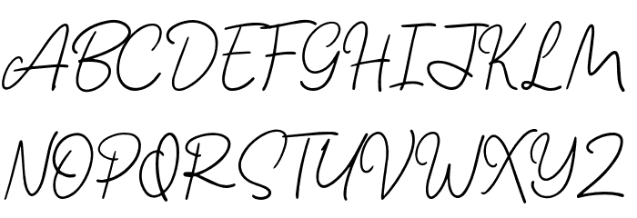 Alucky Schriftart Groß