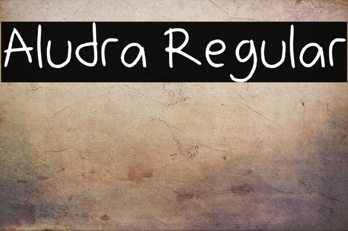 Aludra Regular Example 1