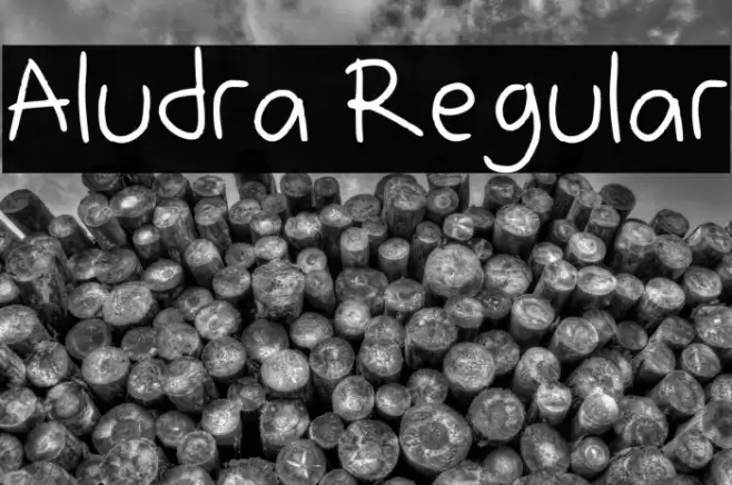 Aludra Regular Font examples
