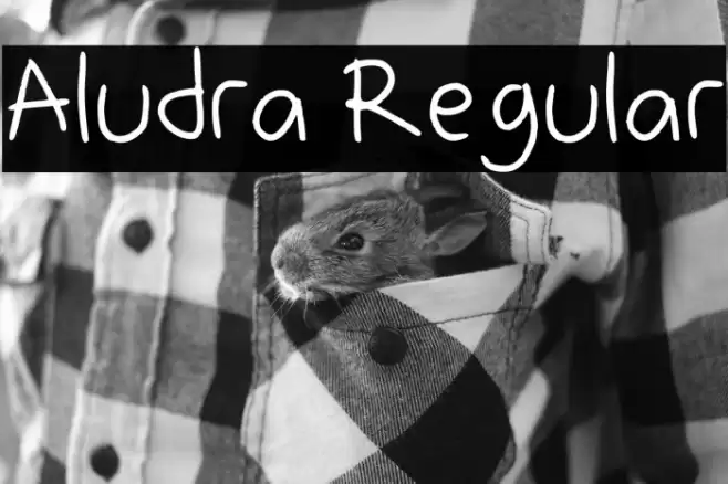 Aludra Regular Font examples