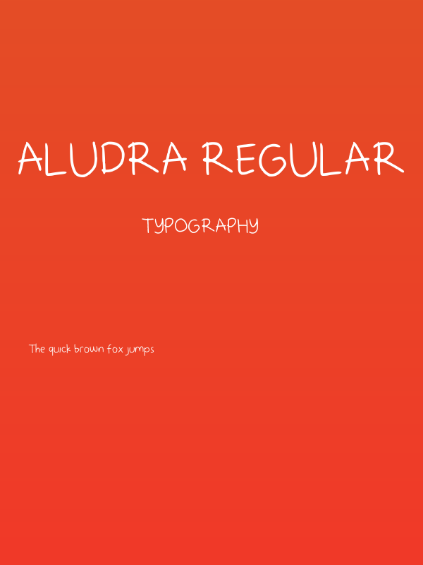 Aludra Regular Poster