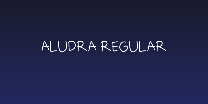 Aludra Regular Social Header
